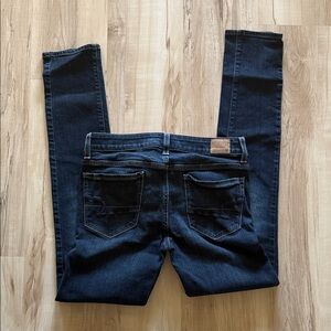 American eagle Dark Blue Women's skinny Jeans